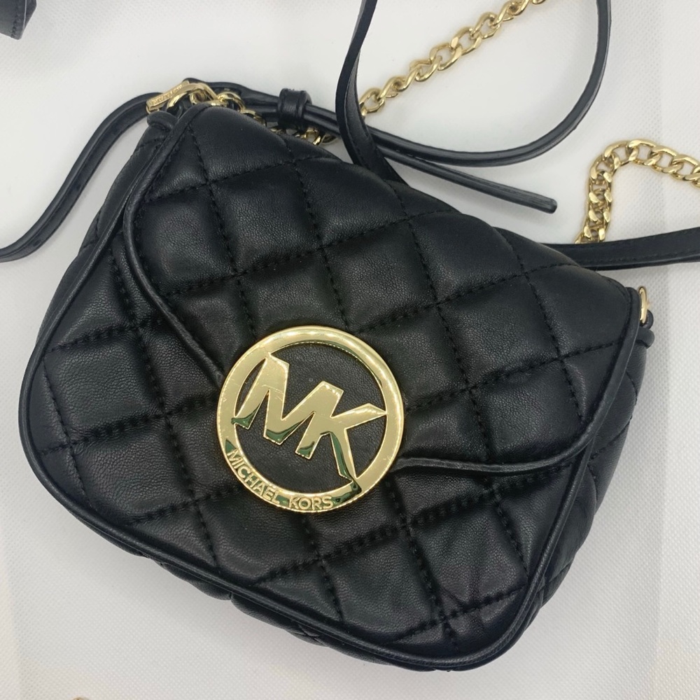 Michael Kors Quilted Leather Crossbody Bag
